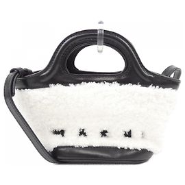 Bolsa Marni BMMP0096Q2 Preto Branco