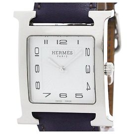 Hermès HERMES Hora H Relógio de Pulso Quartz em Couro HH1.810 Outro