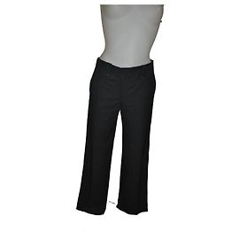 Trussardi black pants size 38 Black