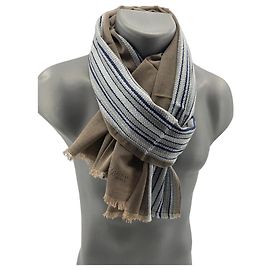 Bally Suíça – Cachecol de Lã e Seda de Luxo (Coleção Premium) Multicor
