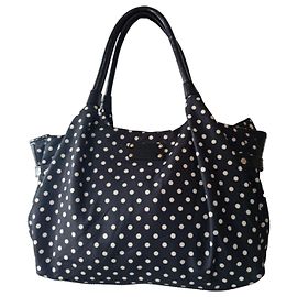 Sac cabas Kate Spade à pois Noir Blanc