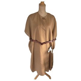 Burberry Cashmere Cape Coat Camel Beige