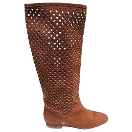 Fratelli Rosseti Fratelli Rossetti Brown Deerskin Boots Brown