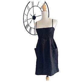 Robe d'été noire Calvin Klein Jeans Noir