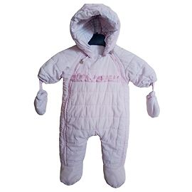 Jacadi Combinaison rose pâle avec moufles intégrées Rose