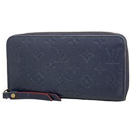 Zippy Geldbörse Monogram Empreinte Louis Vuitton Rot