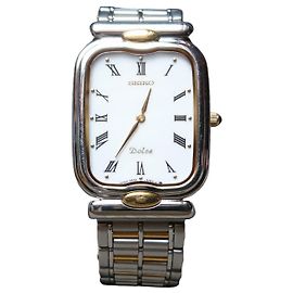 Relógio de quartzo Seiko Dolce ref. 9530-5050 Prata Dourado