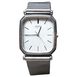 Relógio de quartzo Seiko Chariot ref. 7431-5130 Prata
