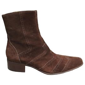 Free Lance Botines Marrón oscuro
