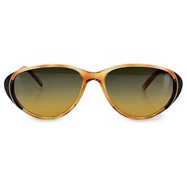 Gafas de sol de plástico vintage Fendi Castaño Beige