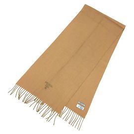 Braune Wollschals von Prada Braun
