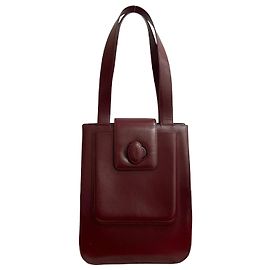 Bolsa 2 em 1 de couro Must da Cartier Marrom