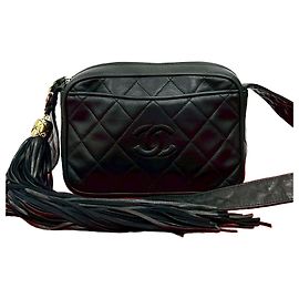 Borsa a Spalla in Pelle di Agnello Matelassé Chanel Nero