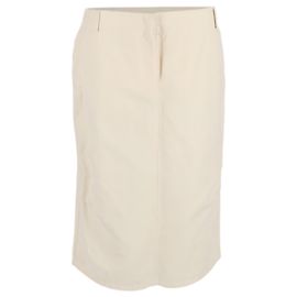 Jupe Midi Max Mara en Lin Crème Blanc Écru