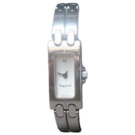 Relógio de quartzo Emile Pequignet, ref. 1375 Swiss Made Prata