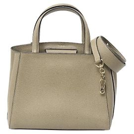 Bolso 2 en 1 de cuero de ternera Triennale Valextra Otro Gris