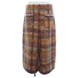 Chanel Skirt Skirt Brown