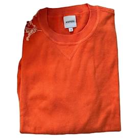 Pull ASPESI orange en coton Orange