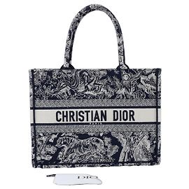 Dior Borsa Tote Media Book Blu