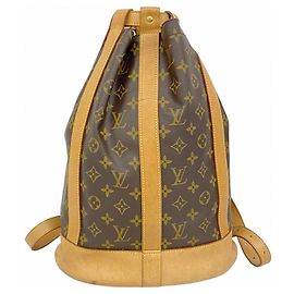 Louis Vuitton Monogram Randonnee PM Rucksack Braun