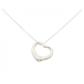 Tiffany & Co Collar Open Heart Tiffany Plata