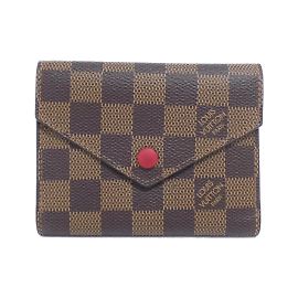 Cartera Victorine Damier Louis Vuitton Roja Damier ebene