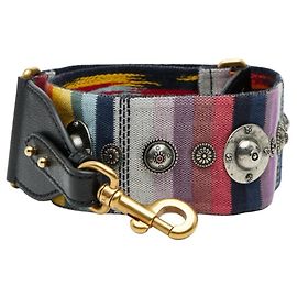 Besticktes Medaillon-Gurt Christian Dior Schwarz Mehrfarben