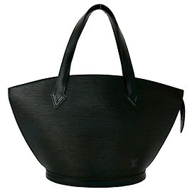 Louis Vuitton Saint Jacques Epi-Leder Handtasche Schwarz