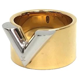 Anello V Essenziale Louis Vuitton Argento D'oro