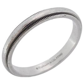 Tiffany & Co Tiffany Milgrain Band Ring in Platinum 950 Other
