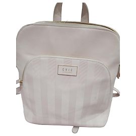 Autre Marque Mochila de Couro Rosa Claro Rosa