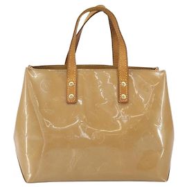 Borsa Reade Monogram Vernis PM di Louis Vuitton Marrone