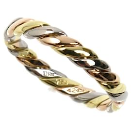 K18 Twist Ring von Christian Dior Pink Gelb