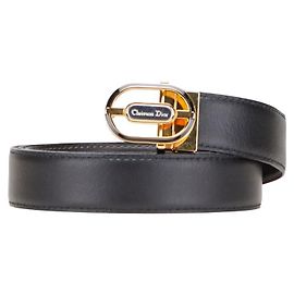 Dior Leder Gürtel Schwarz