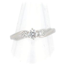 Autre Marque Royal Asscher PT900 Diamantring Silber