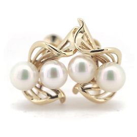 Orecchini in Perle Mikimoto D'oro