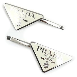 Fermaglio per capelli Prada in argento 925 Argento