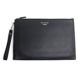 Bulgari Bvlgari Fragment Collaboration Clutch Bag Black