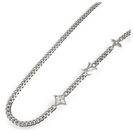 Collana Monogram Louis Vuitton Argento