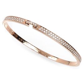 Chaumet K18PG Pink Gold Lien Evidence Diamond Bracelet Golden