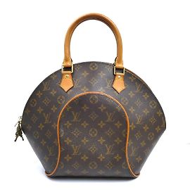 Louis Vuitton Ellipse MM Monogram Handtasche Schwarz