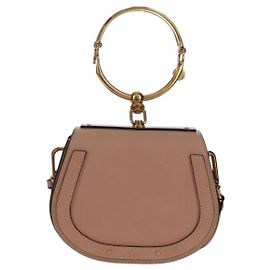 Chloé Bolsa transversal Chloe Nile em couro pequena Rosa