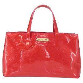 Borsa Wilshire Monogram Vernis PM di Louis Vuitton Rosa