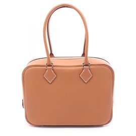 Bolsa Hermès Plume 28 Marrom