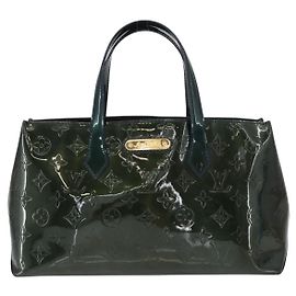 Borsa a mano Wilshire Monogram Vernis PM Louis Vuitton Verde