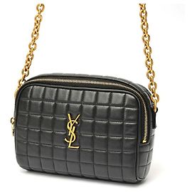 Bolsa de câmera mini Cassandra da Saint Laurent Preto