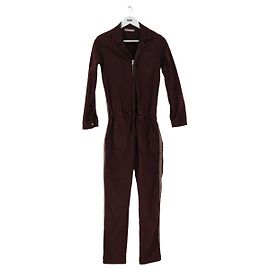 Autre Marque Brauner Baumwoll-Overall Braun
