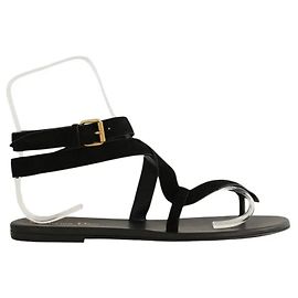 Dior Sandali in pelle neri Nero