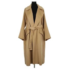 Sportmax Beige wool coat Beige