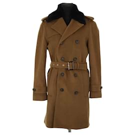 The Kooples Abrigo de lana camel Camello
